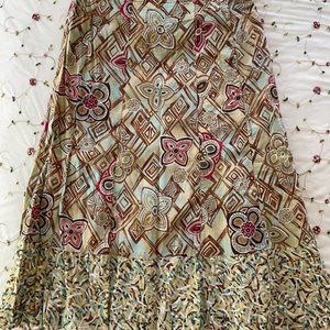 requirements midi floral skirt